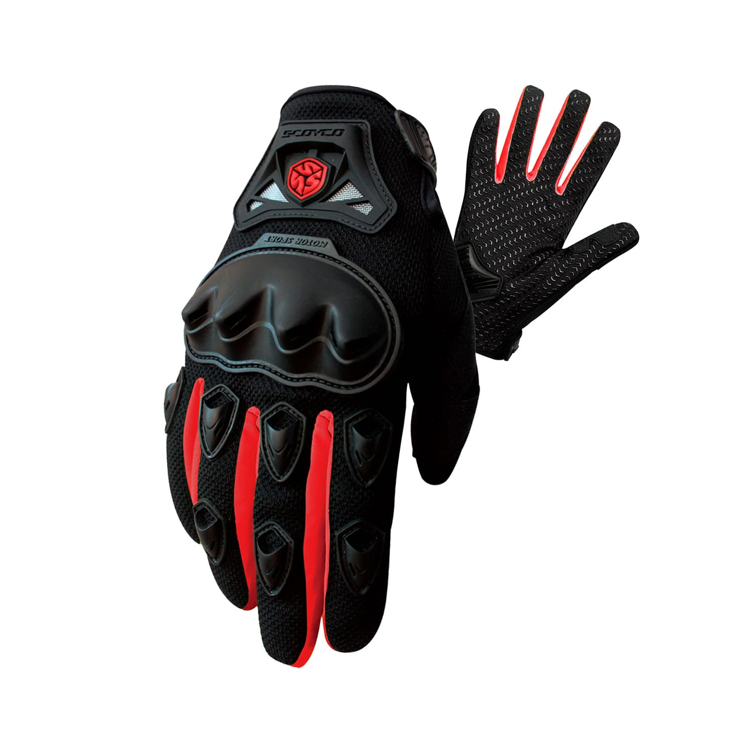 Guante para moto SCOYCO MC29 rojo